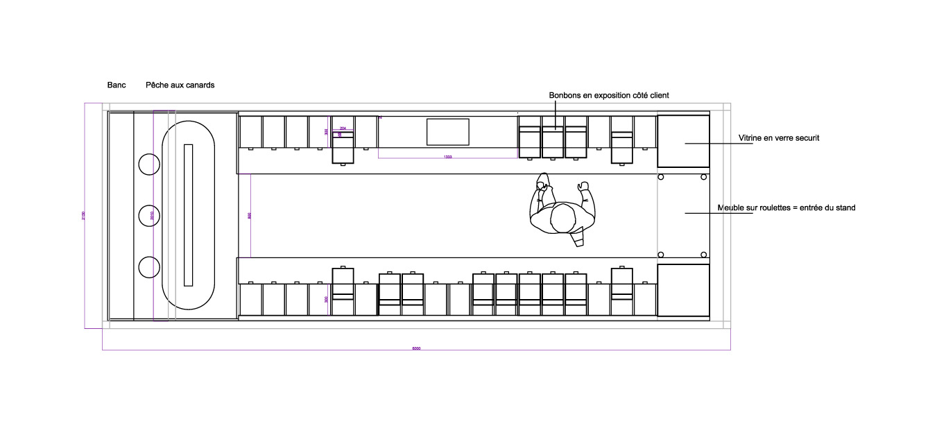 G:plans stand haribo gds pres Model (1) - Réalisation Architecte d'intérieur PACA