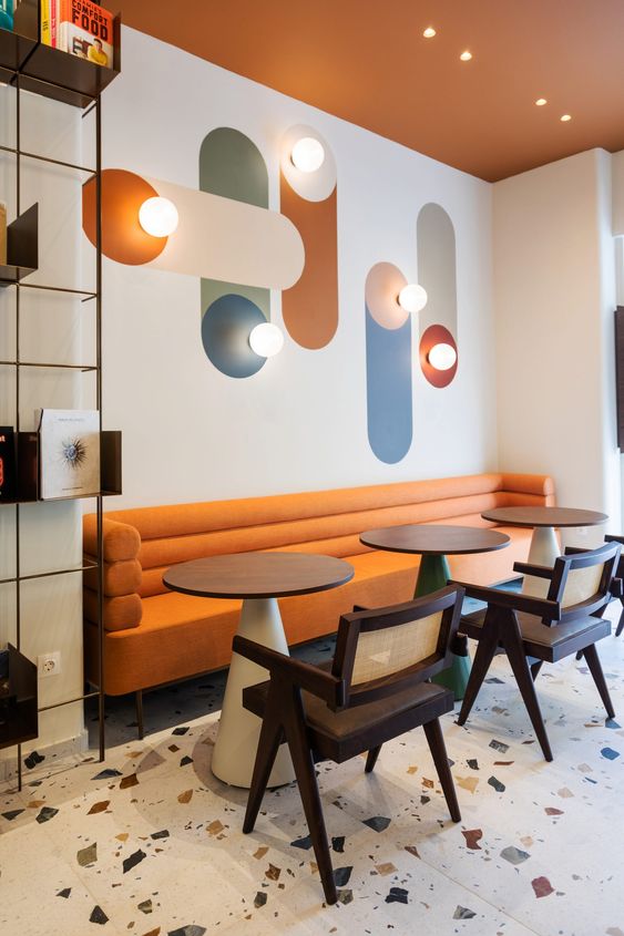 Effets graphiques peinture - Réalisation Architecte d'intérieur PACA