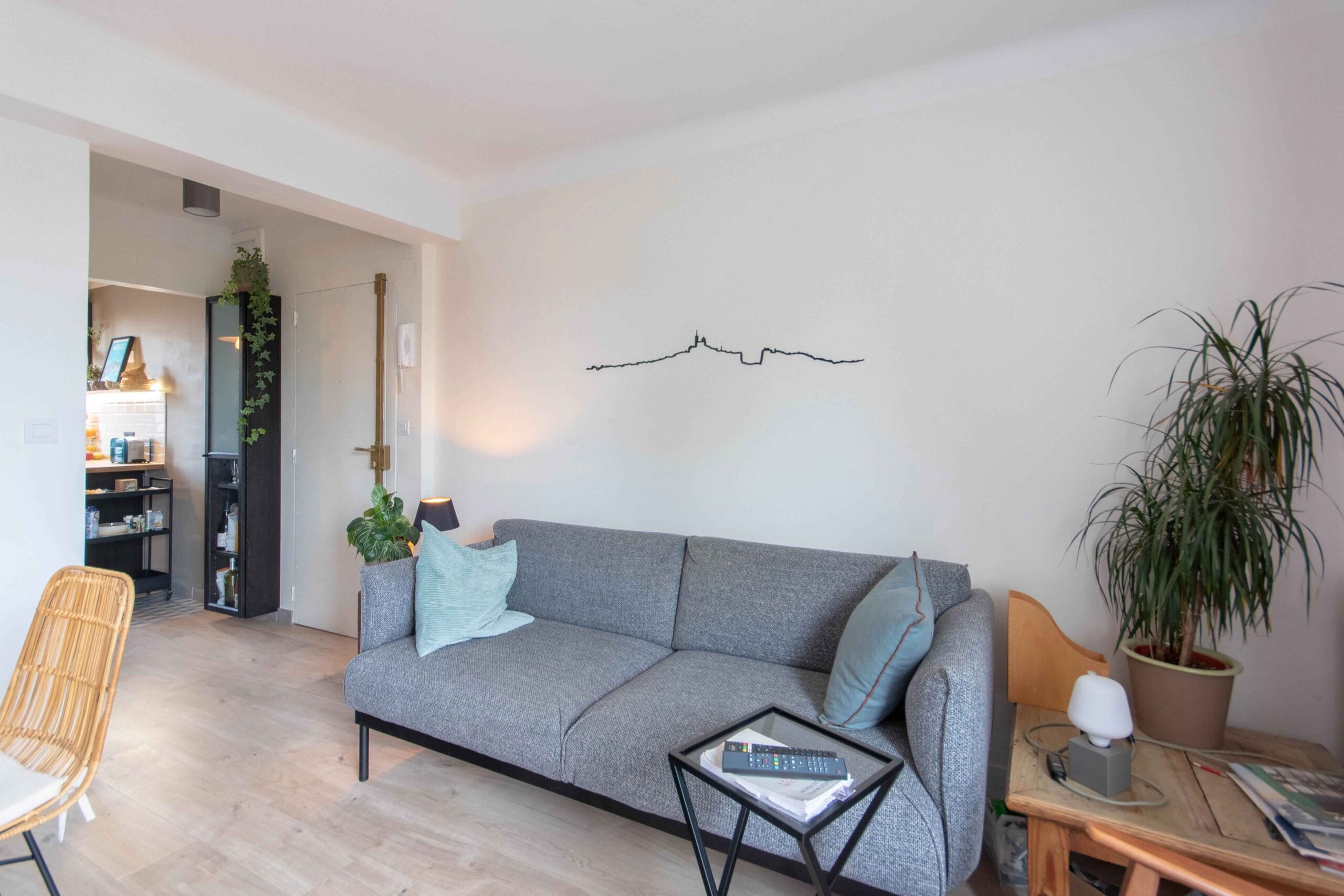 Salon vintage - Réalisation Architecte d'intérieur PACA