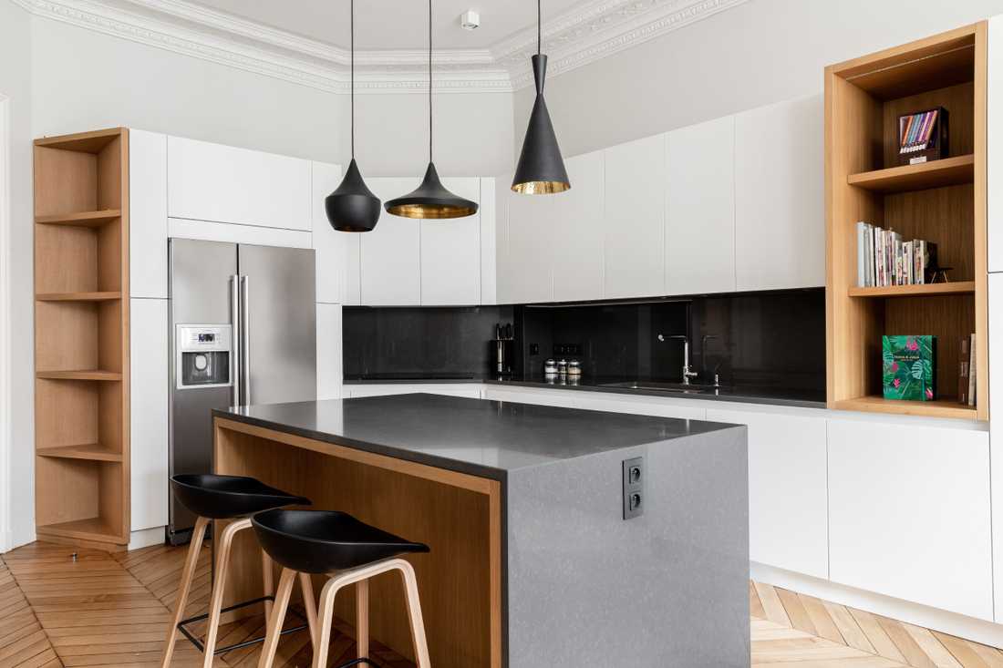 Cuisine moderne - Réalisation Architecte d'intérieur PACA