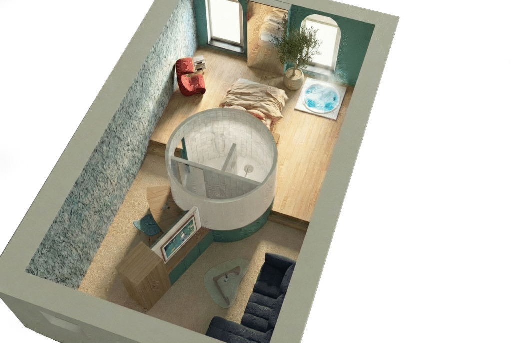 Projet suite d'hotel — AD Design Archi