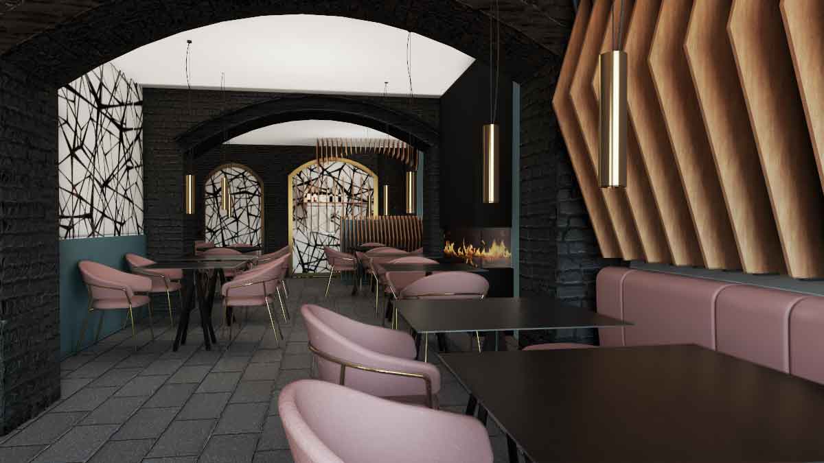 Aménagement intérieur restaurant 1 - Réalisation Architecte d'intérieur PACA