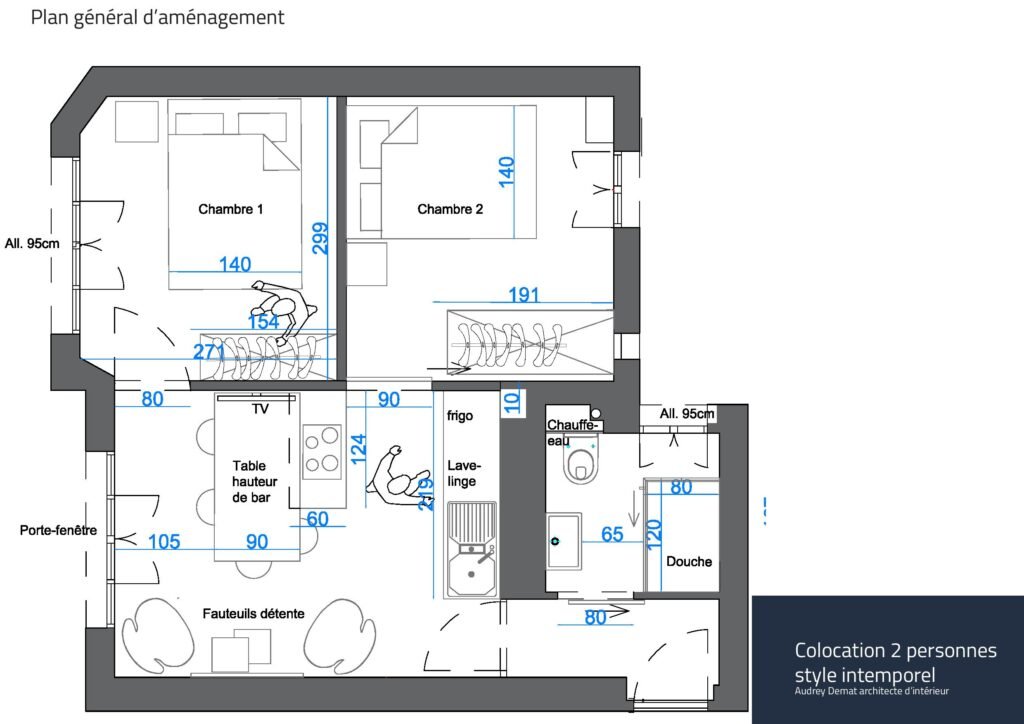 Cas pratique style intemporel Audrey Demat page 002 - Réalisation Architecte d'intérieur PACA