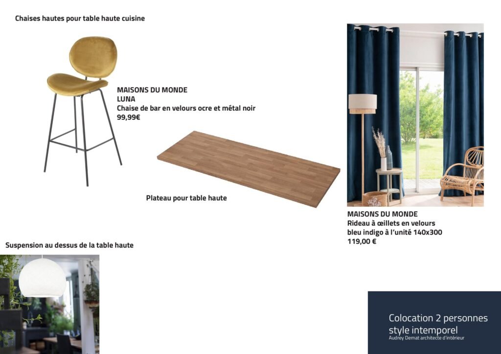 Cas pratique style intemporel Audrey Demat page 006 - Réalisation Architecte d'intérieur PACA