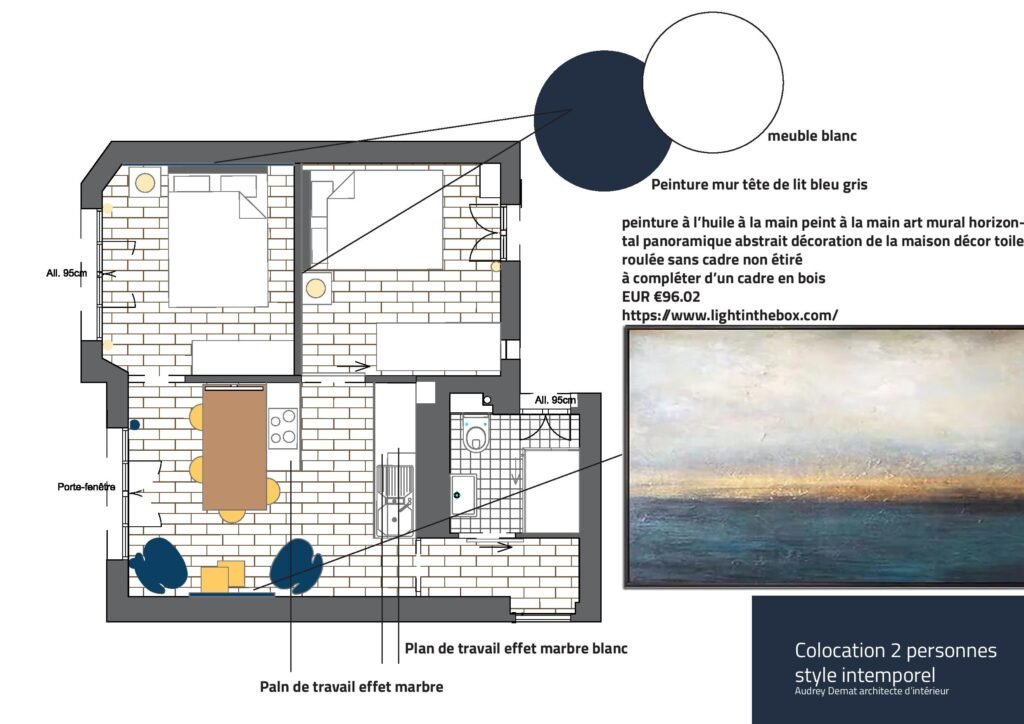 Cas pratique style intemporel Audrey Demat page 010 - Réalisation Architecte d'intérieur PACA